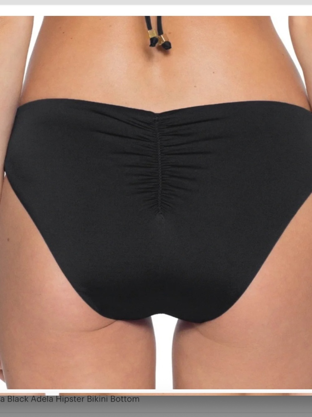 NWT Becca Black Adela Hipster Bikini Bottom